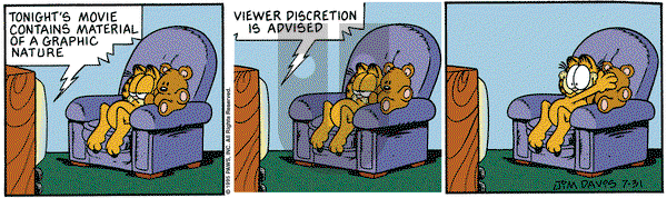 Garfield on Monday July 31, 1995 Comic Strip