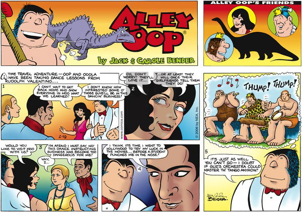 Alley Oop on Sunday February 19, 2006 Comic Strip