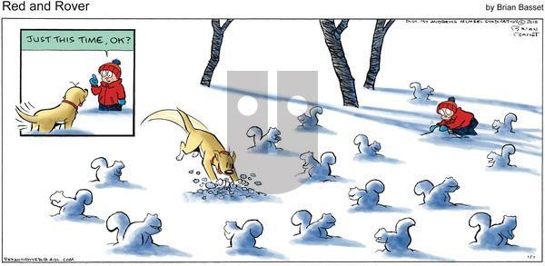 Red and Rover on Sunday January 7, 2018 Comic Strip