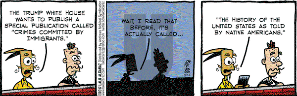 La Cucaracha on Tuesday March 14, 2017 Comic Strip