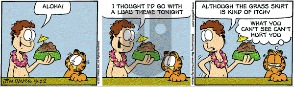 Garfield on Saturday September 22, 2007 Comic Strip