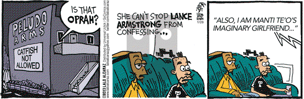 La Cucaracha on Monday January 28, 2013 Comic Strip