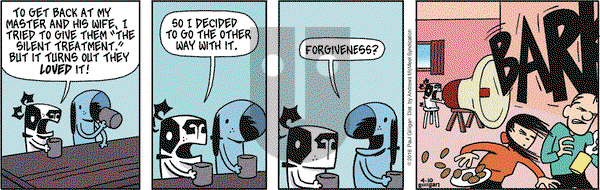 Pooch Cafe on Tuesday April 10, 2018 Comic Strip