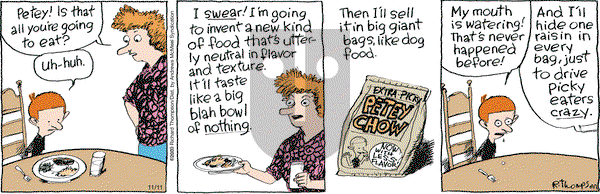 Cul de Sac on Monday November 11, 2019 Comic Strip