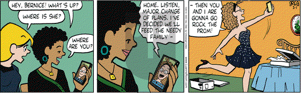 Luann on Saturday March 1, 2014 Comic Strip