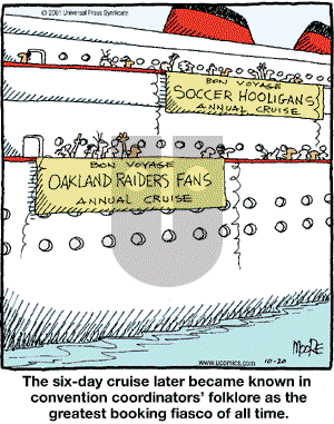 In the Bleachers - Saturday October 20, 2001 Comic Strip