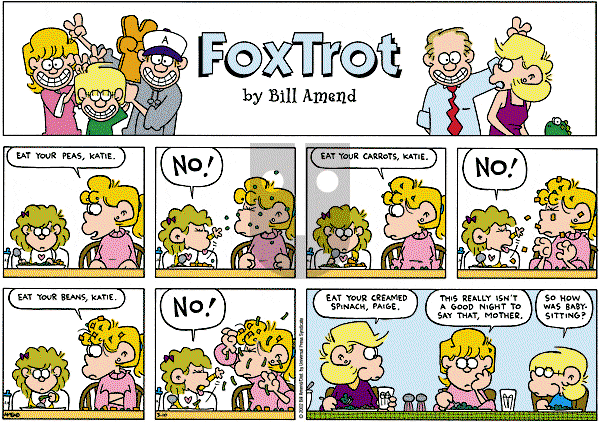 FoxTrot - Sunday March 10, 2002 Comic Strip
