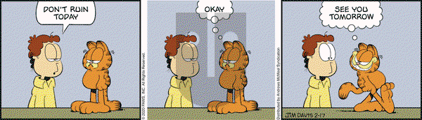Garfield on Monday February 17, 2020 Comic Strip