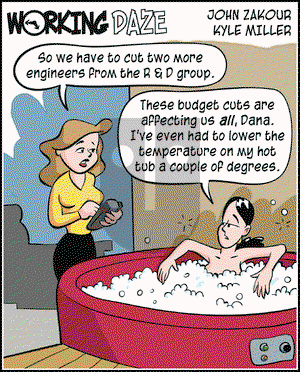 Working Daze on Thursday July 10, 2003 Comic Strip