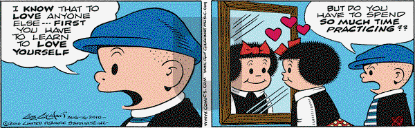 Nancy - Monday August 16, 2010 Comic Strip