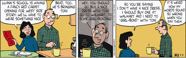 Luann on Monday March 8, 2010 Comic Strip