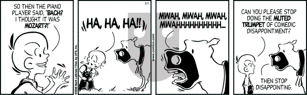 Cow and Boy Classics on Saturday August 5, 2006 Comic Strip
