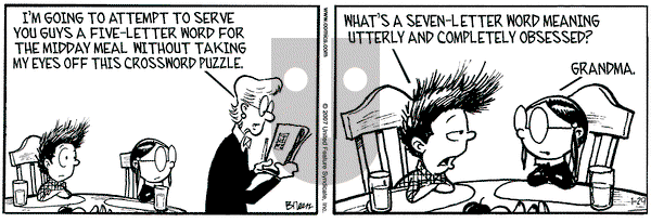Grand Avenue on Monday January 29, 2007 Comic Strip