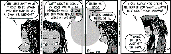 The Boondocks on Friday April 3, 2009 Comic Strip