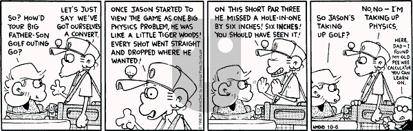 FoxTrot on Saturday October 6, 2001 Comic Strip