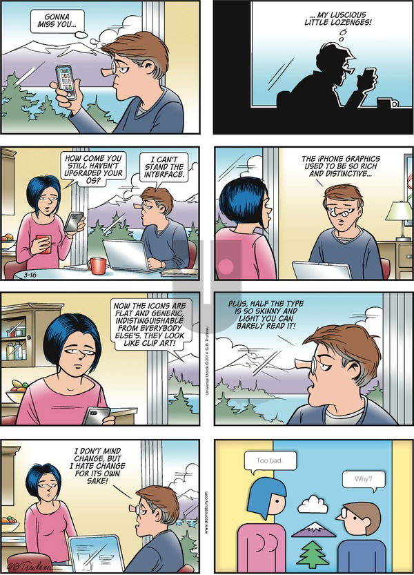 Doonesbury on Sunday March 16, 2014 Comic Strip