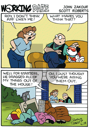 Working Daze on Tuesday April 28, 2009 Comic Strip