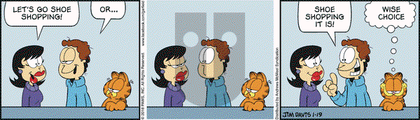 Garfield on Friday January 19, 2018 Comic Strip