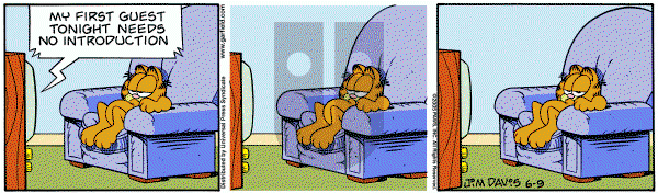 Garfield on Thursday June 9, 2005 Comic Strip