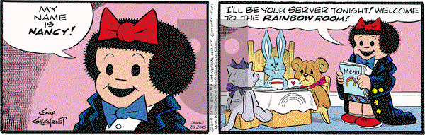 Nancy on Monday June 29, 2015 Comic Strip