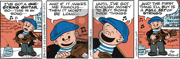 Nancy on Saturday July 2, 2011 Comic Strip