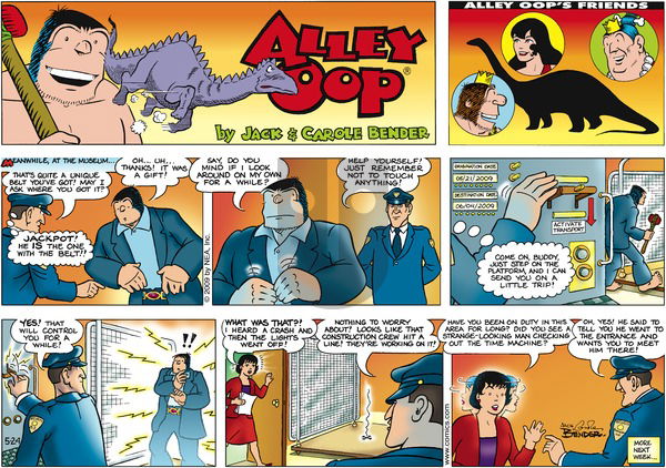 Alley Oop on Sunday May 24, 2009 Comic Strip