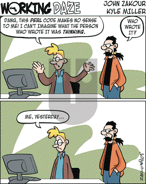 Working Daze on Friday January 4, 2008 Comic Strip