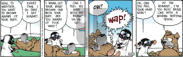 Get Fuzzy on Thursday November 24, 2011 Comic Strip