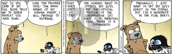 Get Fuzzy on Saturday December 15, 2012 Comic Strip