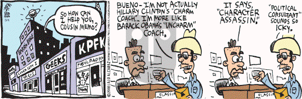 La Cucaracha on Tuesday March 4, 2008 Comic Strip
