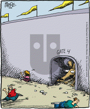 In the Bleachers on Tuesday June 26, 2012 Comic Strip