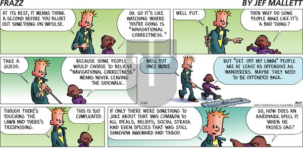 Frazz on Sunday March 24, 2019 Comic Strip