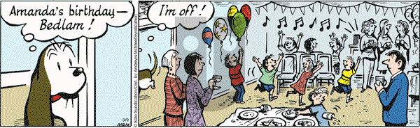 Fred Basset on Saturday March 9, 2019 Comic Strip