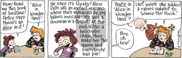 Cul de Sac - Saturday March 15, 2025 Comic Strip