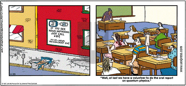 Close to Home - Sunday November 23, 1997 Comic Strip