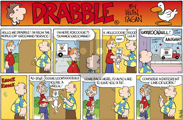 Drabble on Sunday June 21, 2009 Comic Strip