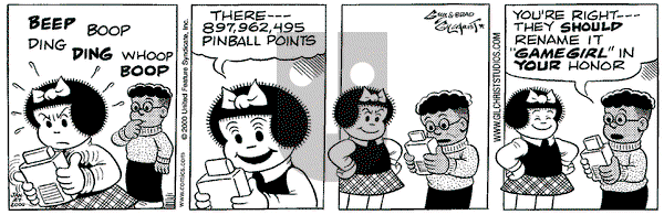 Nancy on Thursday January 27, 2000 Comic Strip