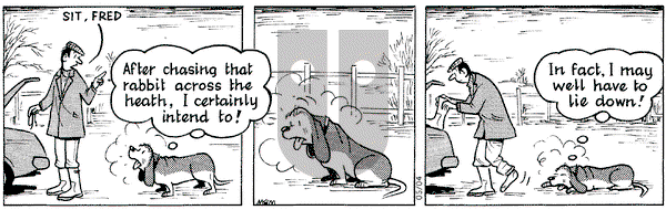 Fred Basset on Tuesday May 4, 2004 Comic Strip
