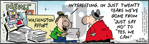 Frank and Ernest - Wednesday February 25, 2009 Comic Strip