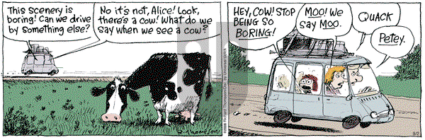 Cul de Sac on Monday September 2, 2013 Comic Strip