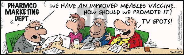 Frank and Ernest on Thursday May 3, 2018 Comic Strip