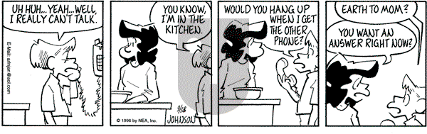 Arlo and Janis on Friday October 4, 1996 Comic Strip