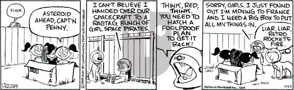 Red and Rover on Thursday July 23, 2009 Comic Strip
