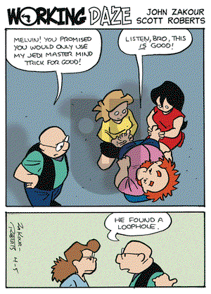 Working Daze - Friday April 5, 2013 Comic Strip