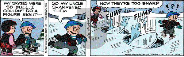 Nancy on Tuesday December 8, 2009 Comic Strip