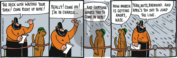 Overboard on Wednesday March 28, 2012 Comic Strip