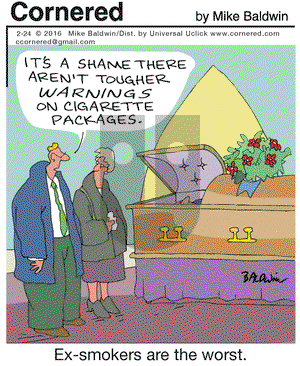Cornered on Wednesday February 24, 2016 Comic Strip