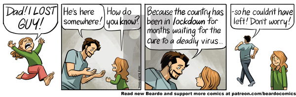 Beardo on Thursday March 20, 2025 Comic Strip