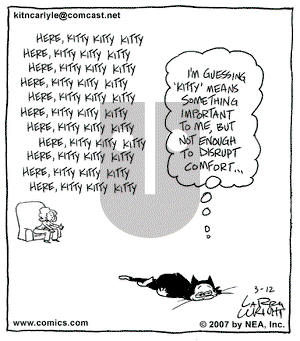 Kit 'N' Carlyle on Monday March 12, 2007 Comic Strip