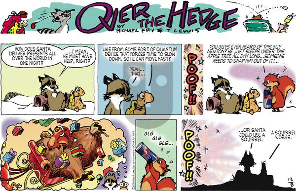 Over the Hedge on Sunday December 8, 2013 Comic Strip